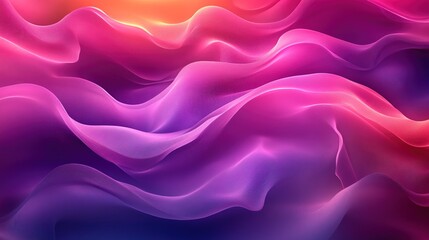 Obraz premium Abstract background with purple and pink swirls resembling smooth waves 