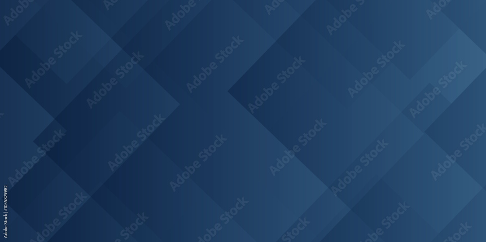 Poster abstract modern dark blue color pattern geometric luxury gradient line background random square shap
