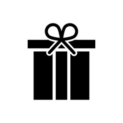 Present box icon logo sign set vector outline