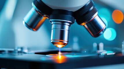 Closeup of gene editing technology with microscopic precision, biotech advancement