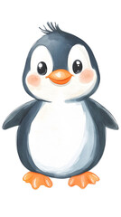 Obraz premium Cute penguin character