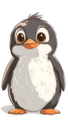 Fototapeta premium Cute penguin character