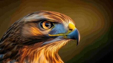 Majestic Red-tailed Hawk in Natural Light