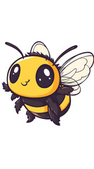 Cute cartoon bee