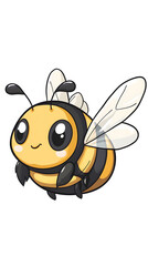Obraz premium Cute cartoon bee
