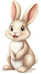 Fototapeta premium Cute bunny character