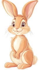 Obraz premium Cute cartoon bunny