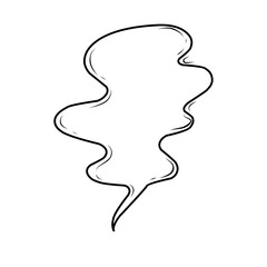 Hand Drawn Smoke Cloud 