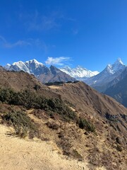 Trekking in the Himalayan Mountains