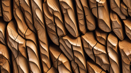 Abstract wooden background. Polished wood texture, glossy surface.copy space