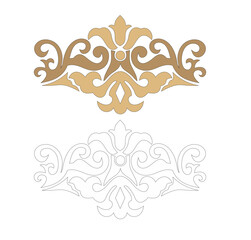 ANCIENT ROMAN AND HISTORICAL CLASSIC DECORATIONS GOTHIC COLUMNS AND FRIEZES IN ANCIENT VENICE STYLE