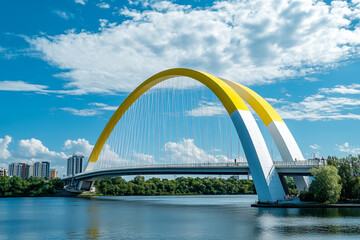 Fototapeta premium city harbour bridge