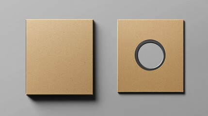 Blank compact disc and standard cardboard sleeve