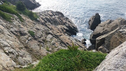 waterfall in the mountain