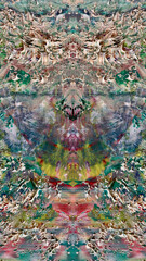 Abstract background art . Ethnic pattern. Mixtures of oil paint. Trendy hand painting canvas. Wall decor and Wall art prints Idea. 3D Texture. Art object