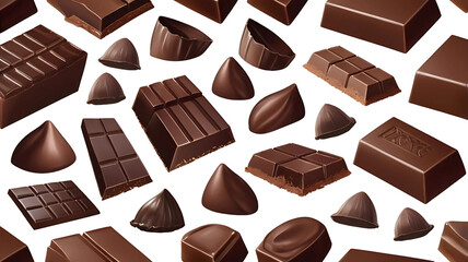 Chocolate with transparent Background