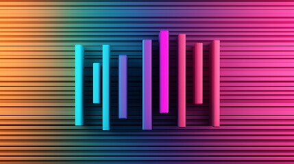 Vivid Synthwave Equalizer Soundscape Design