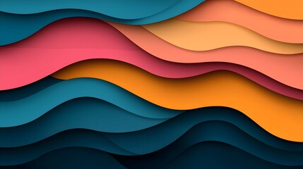 Stunning Geometric Abstract 3D Paper Cut Patterns with Dynamic Shadows and Layered Shapes  Modern minimalist art design with clean lines symmetry and a contemporary digital feel