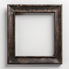 Empty Blank Wood Mock Up Frame