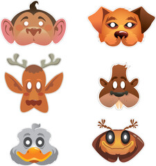 animals-mask-vector.eps