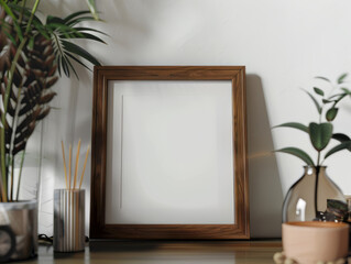 Empty Blank Mock Up Frame Wall Art 