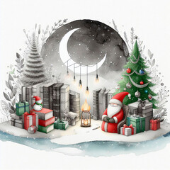 Typical illustration for Christmas