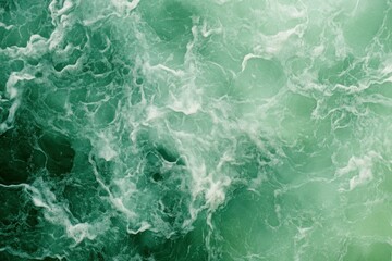 Turquoise Ocean Waves in Motion