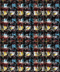 Fototapeta premium Seamless Pattern Illustrations for Designing in Unique and vibrant digital textile designs, crafted to bring elegance and sophistication to any fabric. Perfect for fashion, home decor 