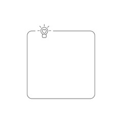 Lightbulb Textbox