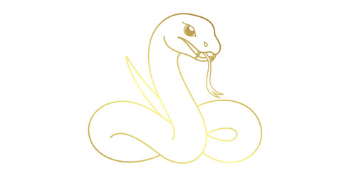 snake zodiac vector. chinese asia new year element background