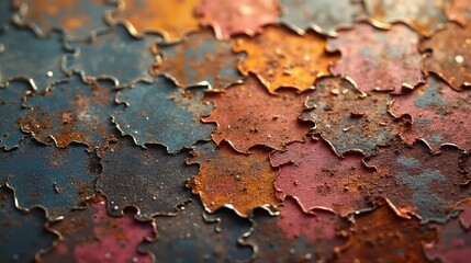 Elegant Top-Down Close-Up Showcasing Textured Patterns