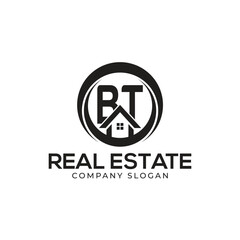 Fototapeta premium BT Real Estate Logo template