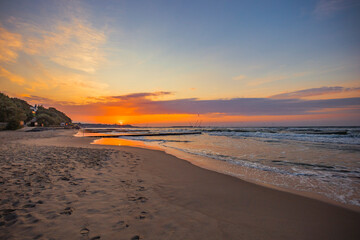 sunset on the Baltic Sea