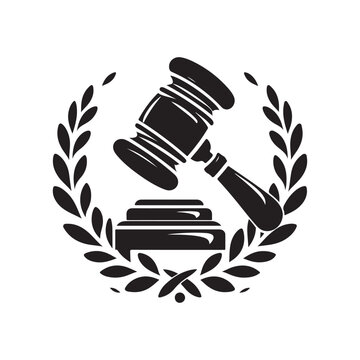 recommend clip art: The Hammer of the Court Silhouette Vector | Scales of Justice Clipart for Legal Designs