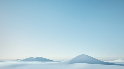 Blank billboard against clear blue sky, high-resolution 3D realistic rendering, ideal for outdoor ads