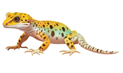 Obraz premium gecko on transparent background