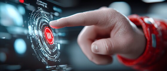 Holographic Interface Showcasing Advanced AI Driven Cybersecurity Protocols for Detecting and Analyzing Cyber Threats and Intrusions in Real Time to Provide Futuristic Protection