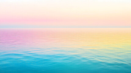Obraz premium Tranquil pastel seascape at dawn