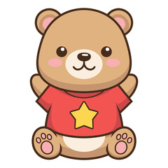 teddy bear with a gift