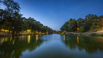 Koenigsberg pond in the evening