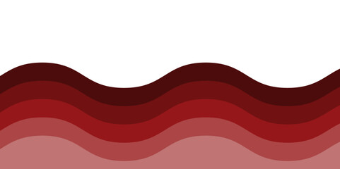 Red wave background wallpaper vector image Illustration of graphic wave design for backdrop.