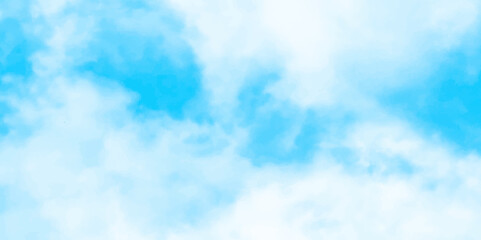 Gradient light white sky background with fluffy clouds .Nature landscape in environment day horizon skyline view .cloudy in sunshine calm bright winter air background. 