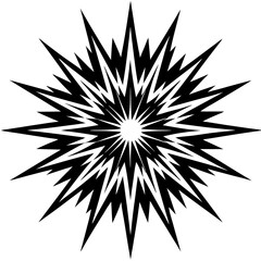 spark vector silhouette 