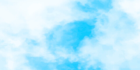 Gradient light white sky background with fluffy clouds .Nature landscape in environment day horizon skyline view .cloudy in sunshine calm bright winter air background. 