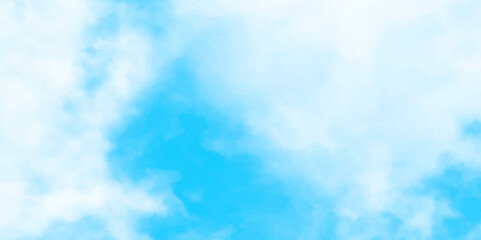 Gradient light white sky background with fluffy clouds .Nature landscape in environment day horizon skyline view .cloudy in sunshine calm bright winter air background. 