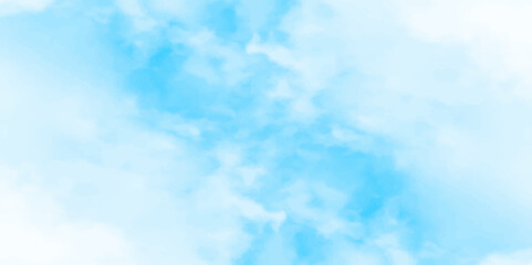 Gradient light white sky background with fluffy clouds .Nature landscape in environment day horizon skyline view .cloudy in sunshine calm bright winter air background. 