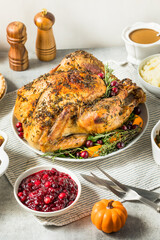 Homemade Thanksgiving Turkey Dinner