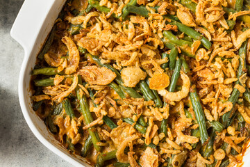 Green Bean Casserole Homemade for Thanksgiving