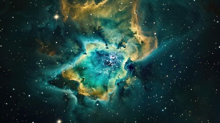 Cosmic Nebula - A Symphony of Stars and Gas