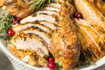 Holiday Thanksgiving Turkey Dinner Platter